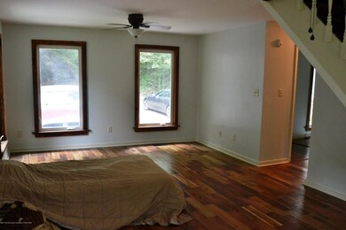 Harwood floor in the Master suite