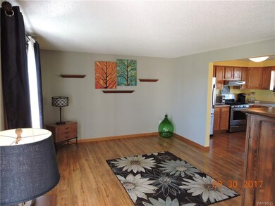 Living room to kitchen