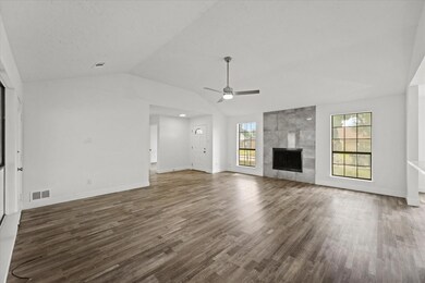 Unfurnished living room with a healthy amount of s