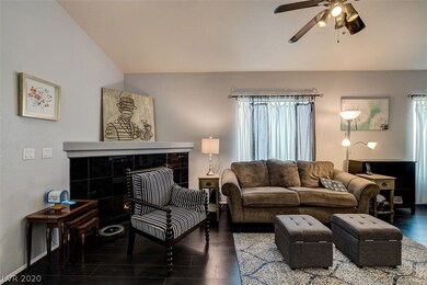Vaulted ceilings, warm gas fireplace!