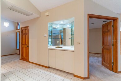 Foyer and wet bar.