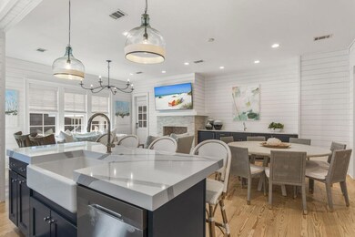Open Living with wet bar
