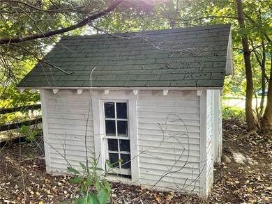 Gardening shed.