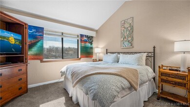 Great views of the lake from the master Bedroom pl