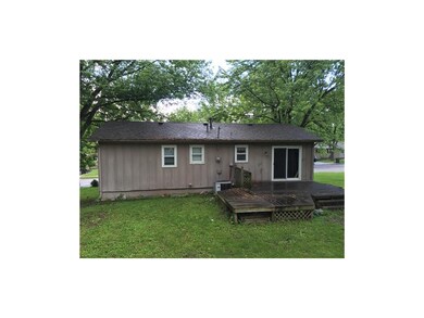 Back view with deck