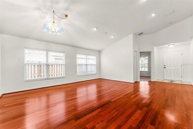 View towards front door/living room