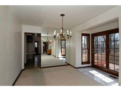 Dining Room. Dining Room with French Doors to Larg