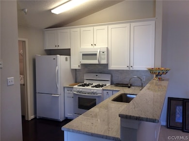 Gas Cooking, Granite Counters, new Cabinets