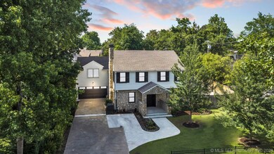 Twilight View of Front Exterior