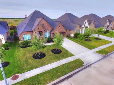 Aerial street shot of the home