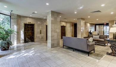 The lobby is well appointed, and the concierge lim
