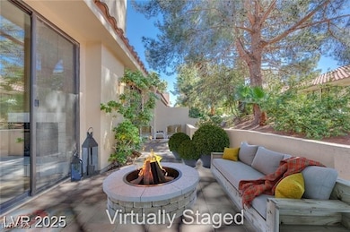 View of patio / terrace featuring an outdoor livin
