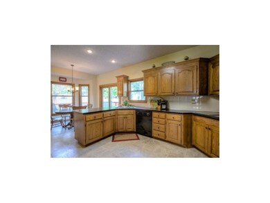 Kitchen features tons of cabinet space