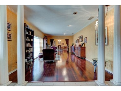 Left of front door, family room with gorgeous Braz