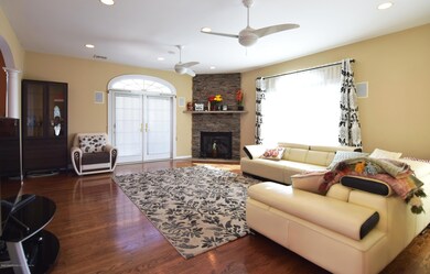 (7) Family Room with Fireplace