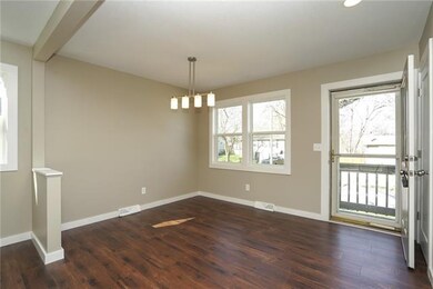 Dining area at the front of the home.