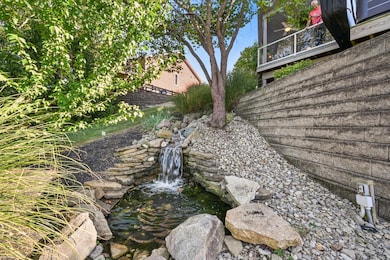 Custom waterfall is both beautiful & relaxing!