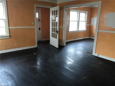 Living room at entry way