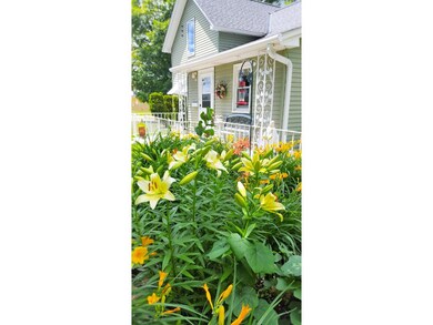 A peek at the front door from behind one of the MA