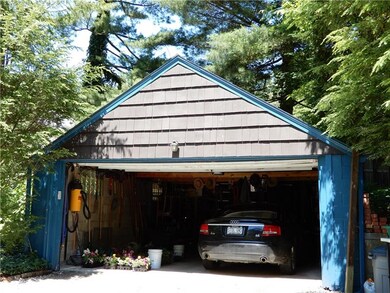 The garage has an automatic door opener.