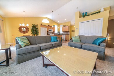 Vaulted ceilings & plenty of windows!