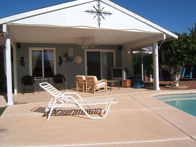 Relax by the heated pool