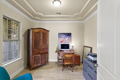 Office with French Doors