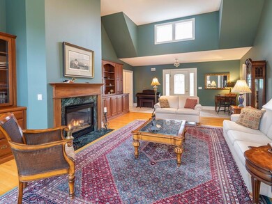 Great room with view of main entry.