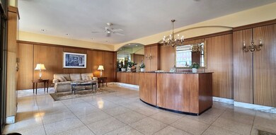 Attractive lobby with concierge service