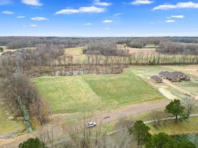 Aerial view featuring a rural view