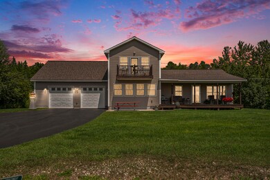 Dusk at 1208 Pt.e LaBarbe Rd.