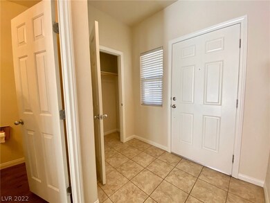 Entryway offers private foyer and coat closet; wit