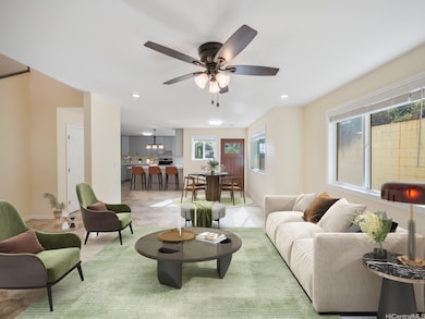 Enhanced downstairs living area.