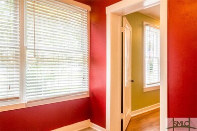 Doorway between dining room and living room