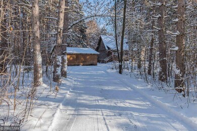 Beautiful lot with a long driveway and the home is