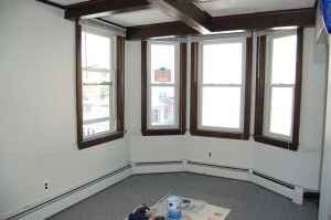 1st floor living room when vacant
