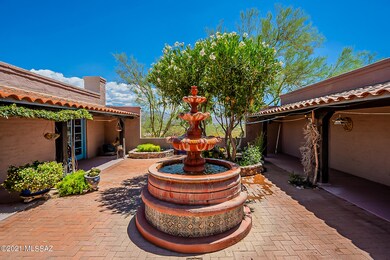 Courtyard fountain to enjoy