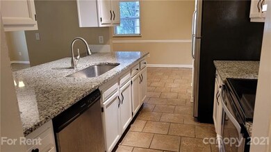 Granite countertops and stainless steel appliances!