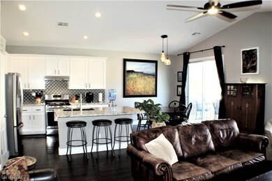 SPACIOUS 2ND LEVEL FAMILY ROOM WITH KITCHEN VIEW &