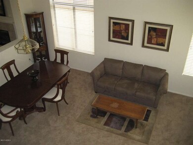 LOOKING DOWN INTO FRONT ROOM