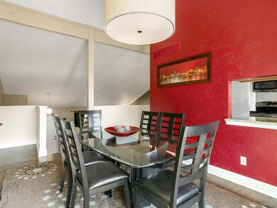 Dining overlooks the main level