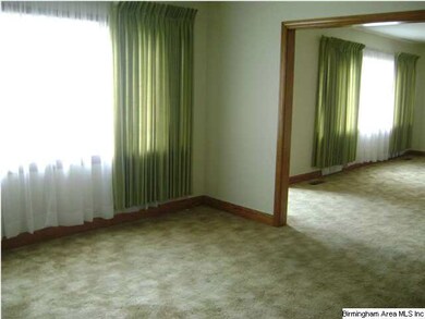 Open living room and seperate formal dining room,
