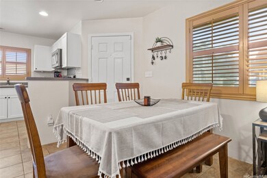 Dining area looking towards front door.