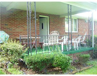 Patio/Deck. Covered back porch with access from ga