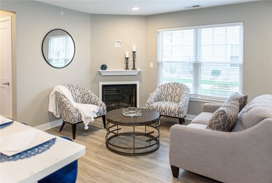 Typical Great Room view showing living area with f