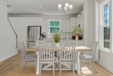 Dining room featuring light hardwood / wood-style 