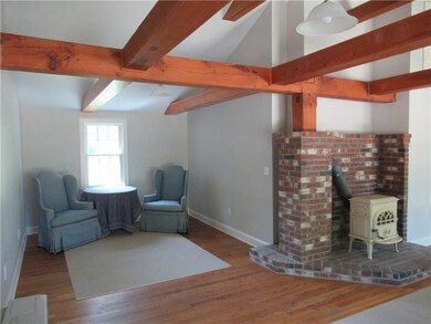This cozy alcove in the living room...