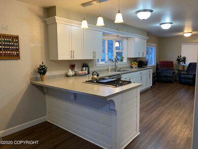 View From Dining Room Into Kitchen