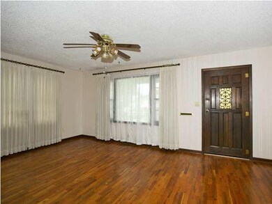 Living room with hardwood floors