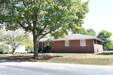 View of home's exterior with brick siding